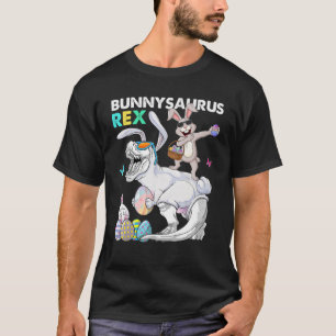 Camiseta Easter Bunnysaurus T Rex Dino Dabbing Rabbit Boys