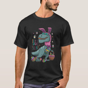 Camiseta Easter Bunnysaurus T Rex Dino Dabbing Rabbit Boys