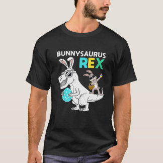 Camiseta Easter Bunnysaurus T Rex Dino Dabbing Rabbit Boys