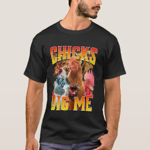 Camiseta Easter Chicks Dig Me años 90 Día de Pascu