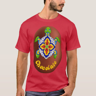 Camiseta Easter Chocolate huevo surf mosaico tortuga