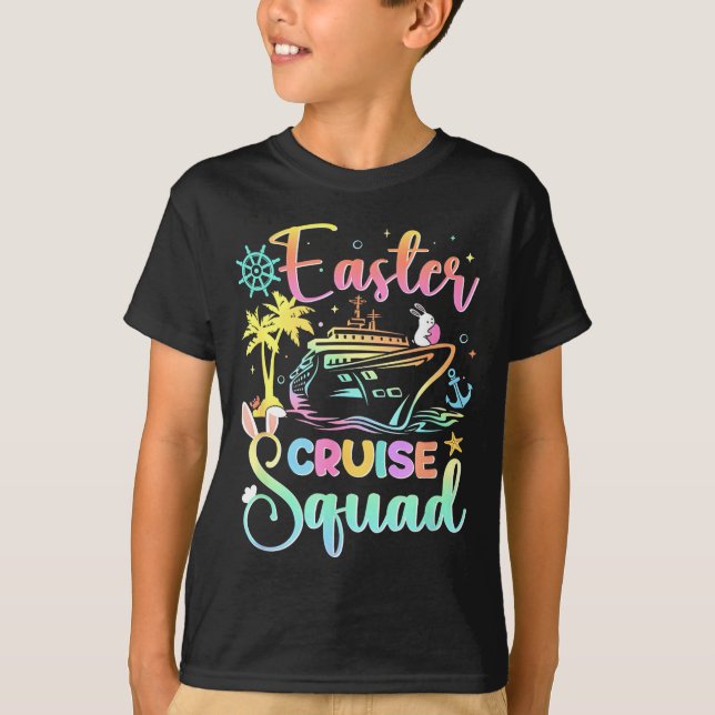 Camiseta Easter Cruise 2026 Squad Cruising Holiday Family G (Anverso)
