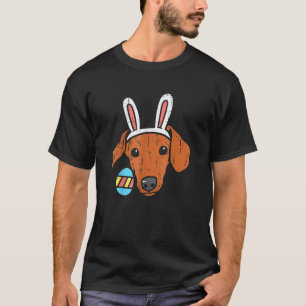 Camiseta Easter Dachshund Bunny Ears Wiener Weiner Dog Men