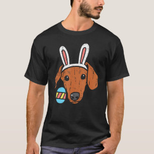 Camiseta Easter Dachshund Bunny Ears Wiener Weiner Dog Men