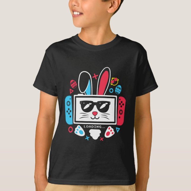 Camiseta Easter Day Boys Gamer Shirt Video Game Controller (Anverso)