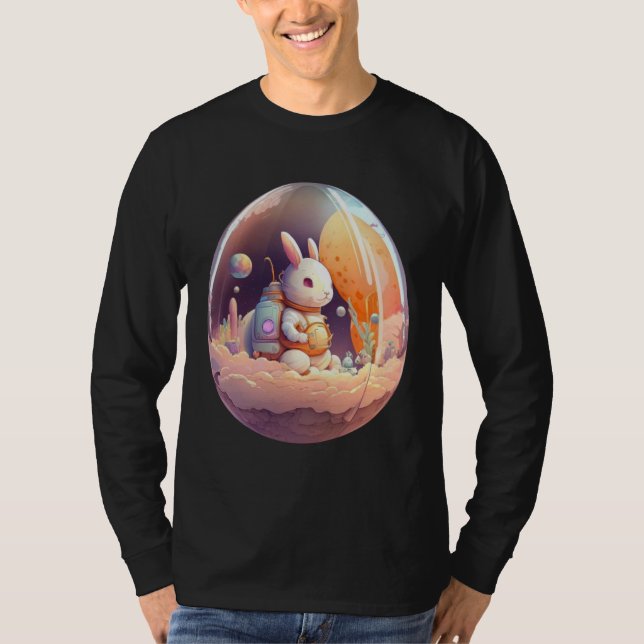 Camiseta Easter Day Cute Bunny Video Gamer Egg  Easter Day  (Anverso)