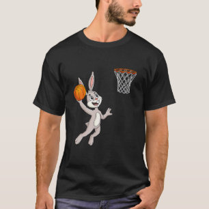 Camiseta Easter Day Rabbit A Dunke Basketball Funny Boys