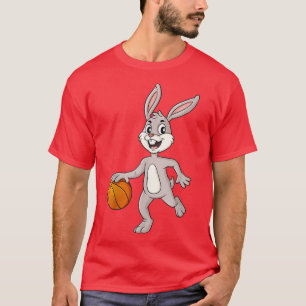Camiseta Easter Day Rabbit Bounting Basketball Funny Boys G