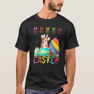 Camiseta Easter Day Welsh Corgi Matching Family Cute Easter