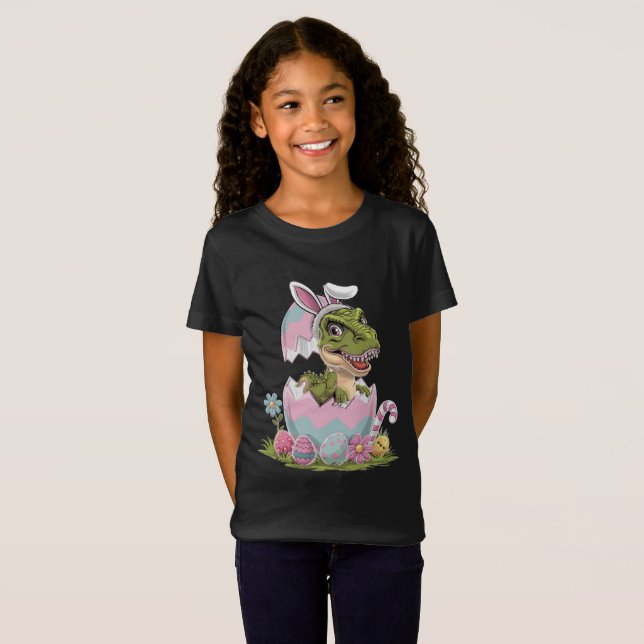 Camiseta Easter Dino Hatchling (Anverso completo)