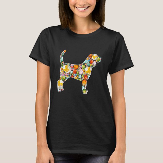 Camiseta Easter Egg Beagle Dog Easter Day Niños Mujeres (Anverso)