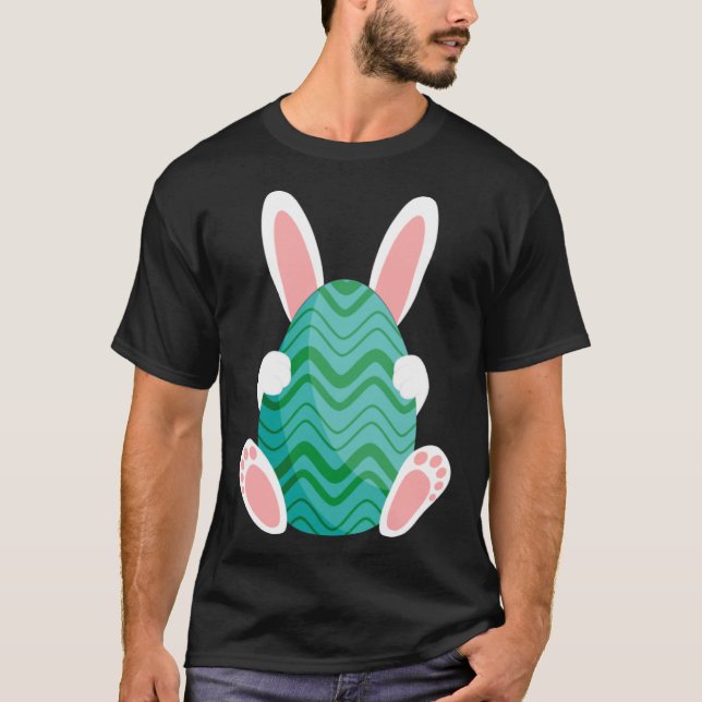 Camiseta Easter Egg Bunny Happy Easter Day Egg Hung (Anverso)