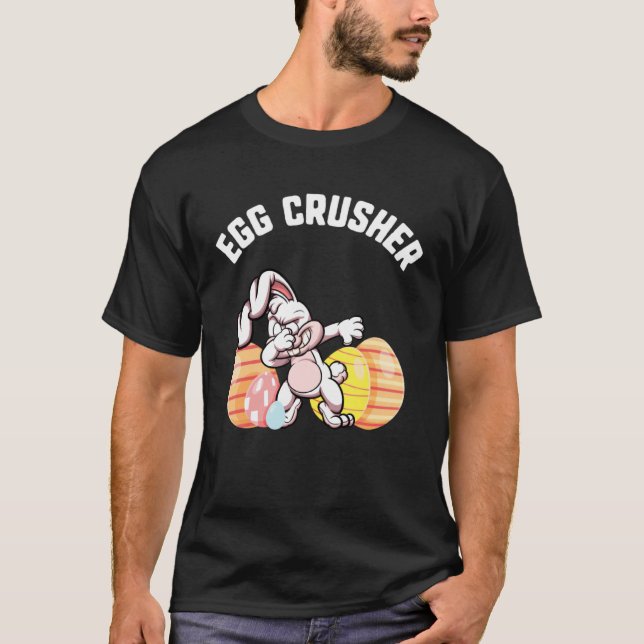 Camiseta Easter Egg Crusher Dabbing Bunny Candy kids  Sprin (Anverso)