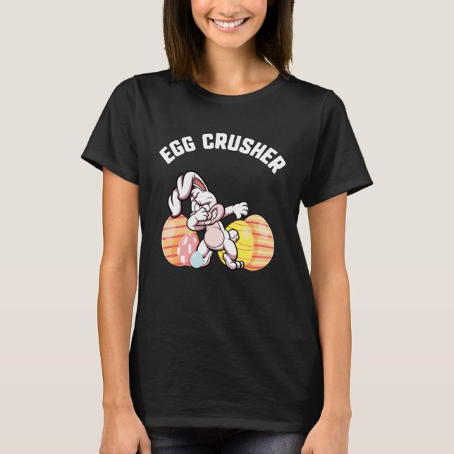 Camiseta Easter Egg Crusher Dabbing Bunny Candy kids  Sprin (Anverso)