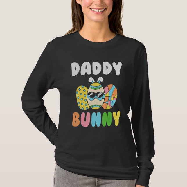 Camiseta Easter Egg Daddy Bunny Mating Family (Anverso)
