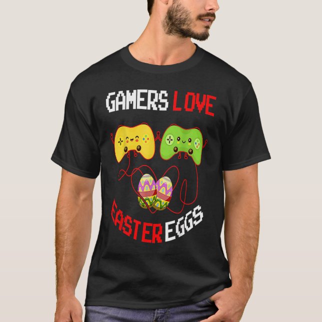 Camiseta Easter Egg  for Women Gamers Love (Anverso)