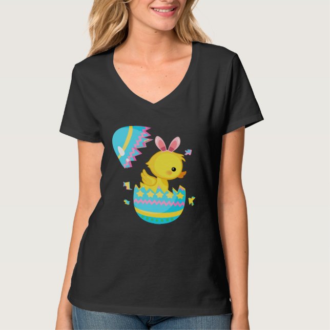 Camiseta Easter Egg Hunt Bunny Ear Duck Easter Day 2023 (Anverso)