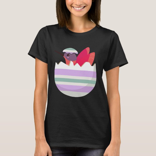 Camiseta Easter Egg Hunt Bunny Ear Hummingbird Easter Day 2 (Anverso)