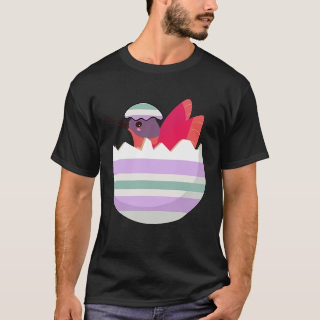 Camiseta Easter Egg Hunt Bunny Ear Hummingbird Easter Day 2 (Anverso)