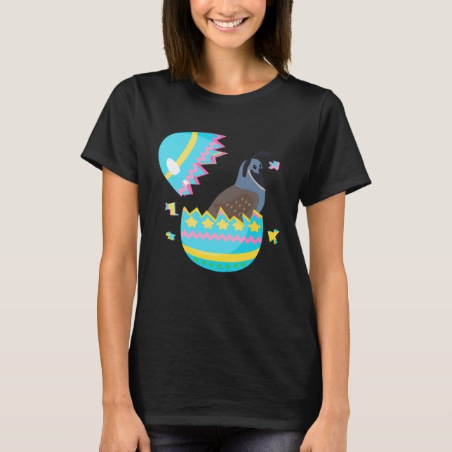Camiseta Easter Egg Hunt Bunny Ear Quail Easter Day 2023 (Anverso)