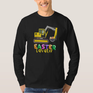 Camiseta Easter Egg Hunt Eggscavator Bunny Drive Tractor