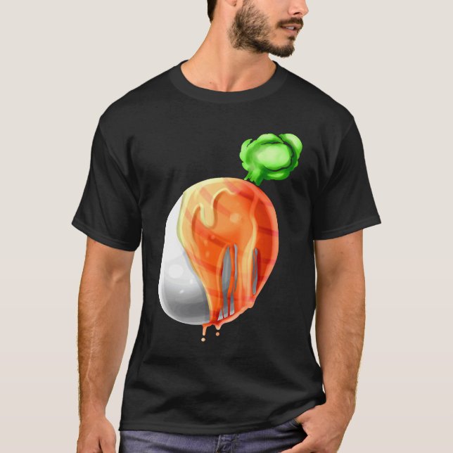 Camiseta Easter Egg Painted As Carrot On Easter (Anverso)