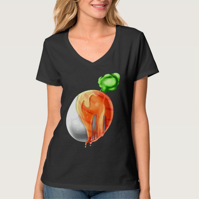 Camiseta Easter Egg Painted As Carrot On Easter (Anverso)