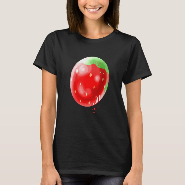 Camiseta Easter Egg Painted Like A Strawberry For Easter (Anverso)