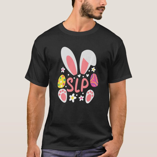 Camiseta Easter Egp Slp Bunny Easter Day Speech Language (Anverso)
