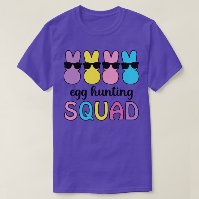 Camiseta Easter Egy Bunny Squad Cute Funny (Diseño del anverso)