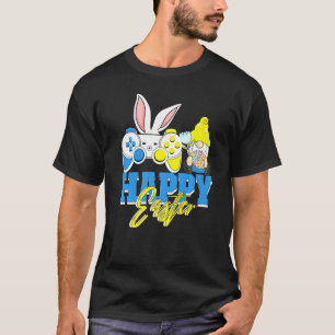 Camiseta Easter Gnome Gamer Bunny Rabbit Gaming Controller