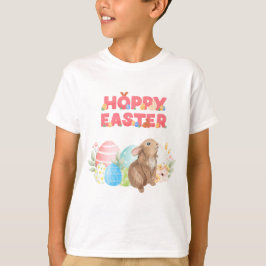 Camiseta Easter Group Eggs Hoppy Easter Day