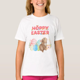 Camiseta Easter Group Eggs Hoppy Easter Day