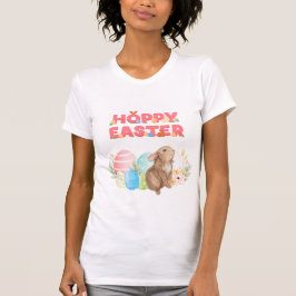 Camiseta Easter Group Eggs Hoppy Easter Day