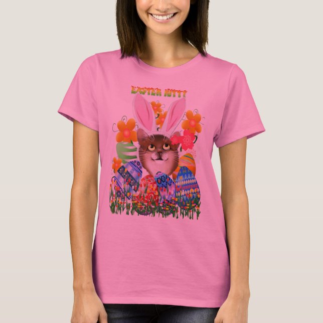 CAMISETA EASTER KITTY (Anverso)