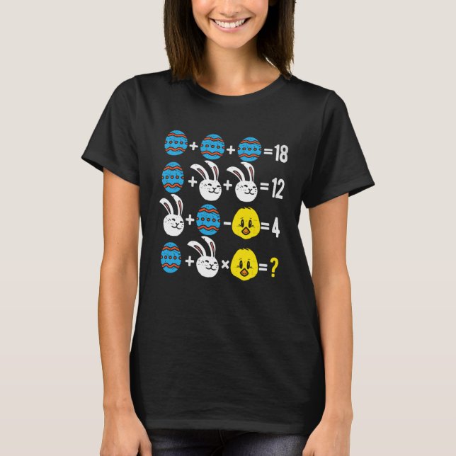 Camiseta Easter Order of Operations Quiz Math Teacher easte (Anverso)