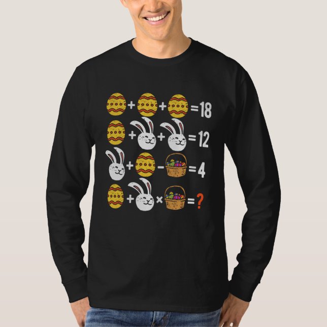 Camiseta Easter Order of Operations Quiz Math Teacher easte (Anverso)