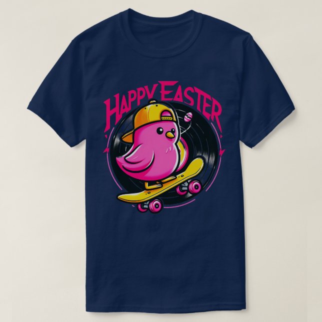 Camiseta easter peeps vinyl (Diseño del anverso)