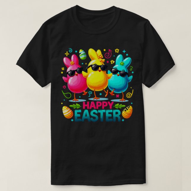Camiseta easter peeps vinyl 3 (Diseño del anverso)