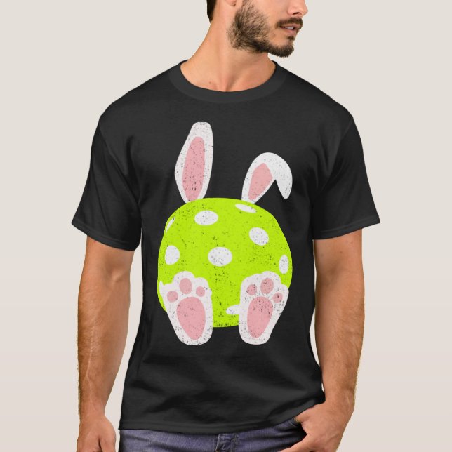Camiseta Easter Pickleball Bungalow Ears Ball Cute Rabbit S (Anverso)