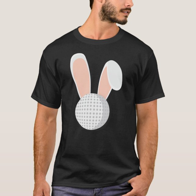 Camiseta Easter Rabbit Bunny Golf Ball Golfer Funny Holiday (Anverso)