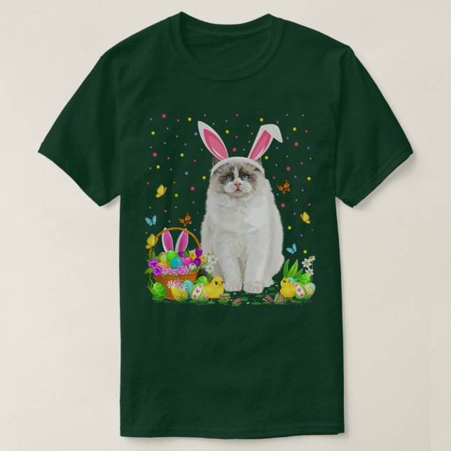 Camiseta Easter Ragdoll Bunny Egg Hunting Ragdoll Easter Su (Diseño del anverso)