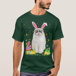 Camiseta Easter Ragdoll Bunny Egg Hunting Ragdoll Easter Su