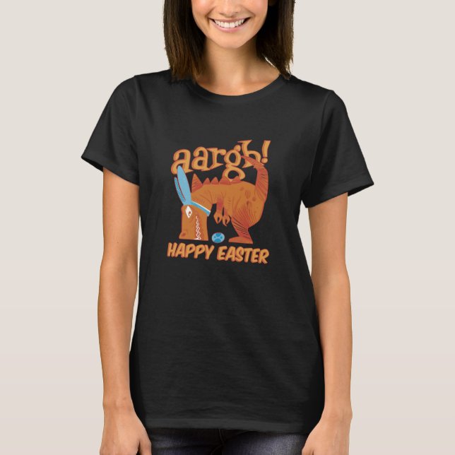 Camiseta Easter Rex intenta recoger a Eggs Search Grumpy An (Anverso)