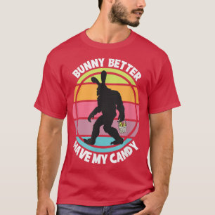 Camiseta Easter Sasquatch Bunny Suit Candy Egg Hunt Design 