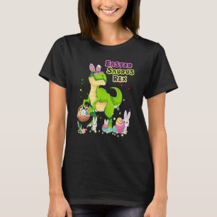 Camiseta Easter Saurus Rex Dinosaur Rex Bunny Basket Eggs E