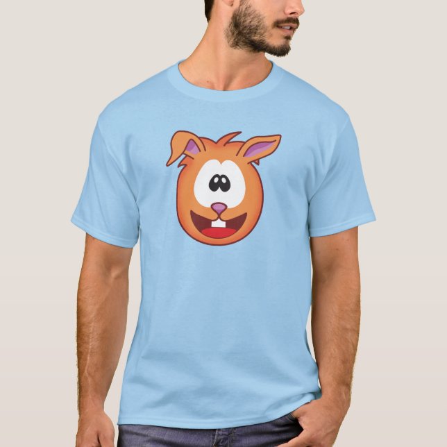 Camiseta Easter Sneezies Happy Orange Bunny (Anverso)