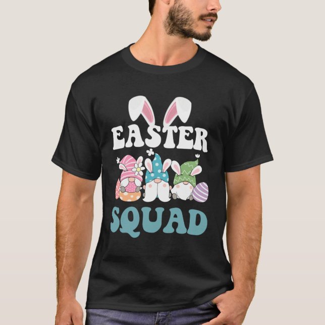 Camiseta Easter Squad Bunnies Family Matching Men Women Kid (Anverso)