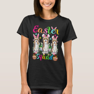 Camiseta Easter Squad Bunny Ear Yorkshire Terrier Dog Happy
