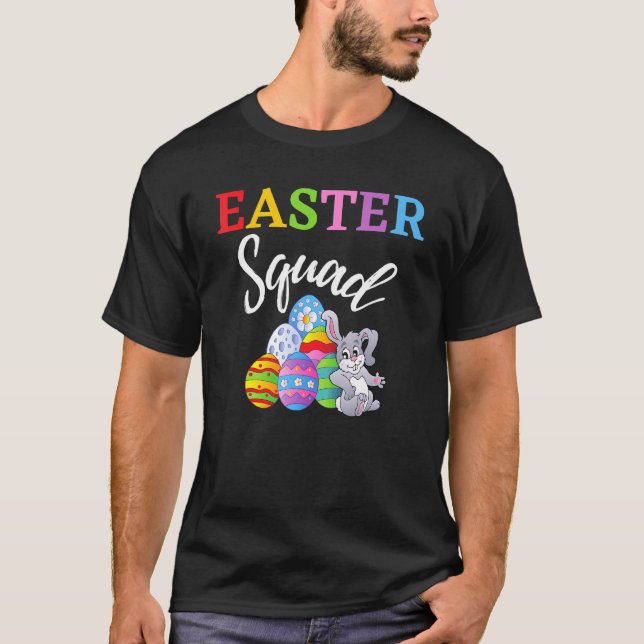 Camiseta Easter Squad Bunny Egny Family Match Easter Day Hu (Anverso)